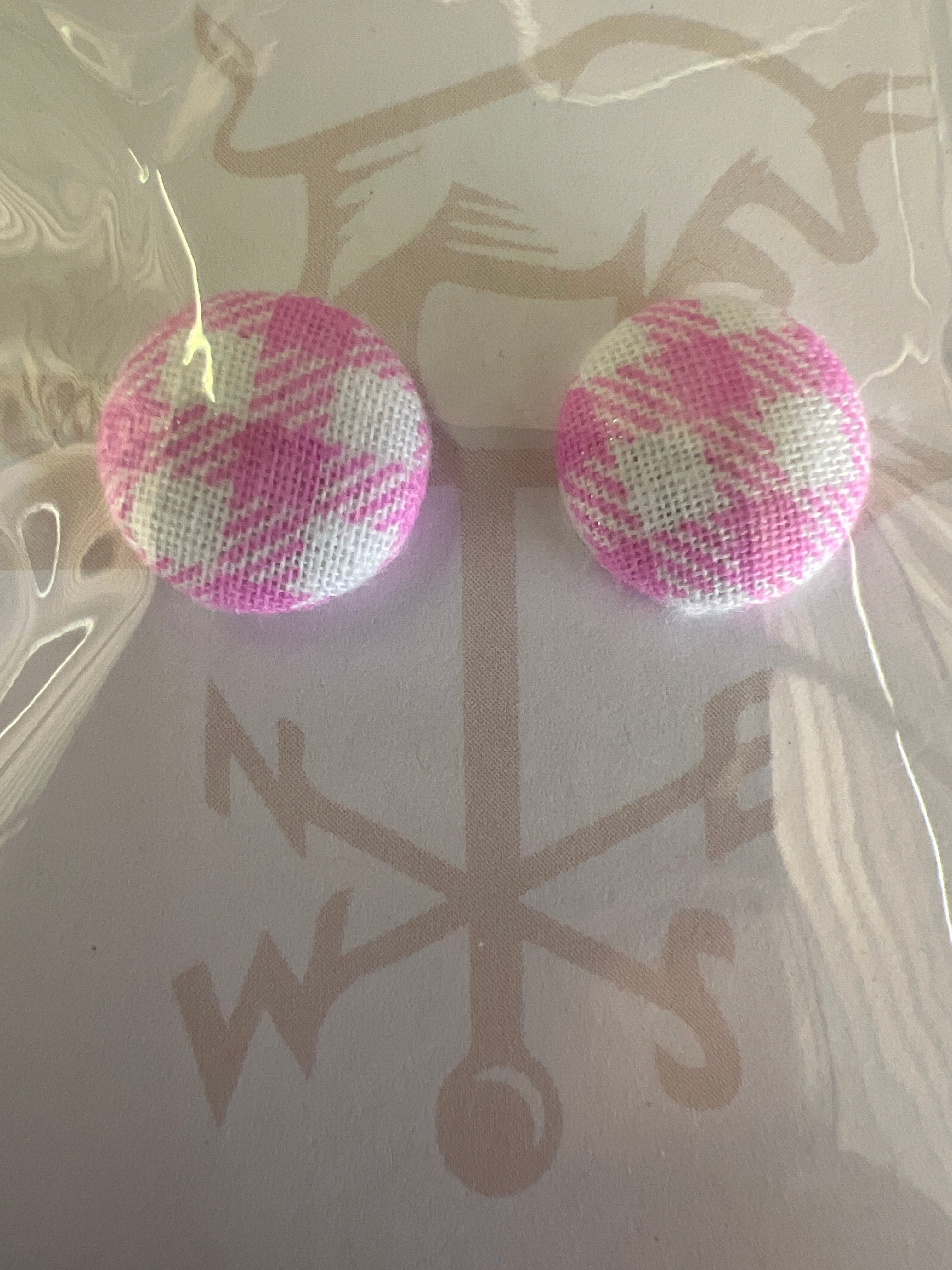 HBGC 15mm Fabric Earrings